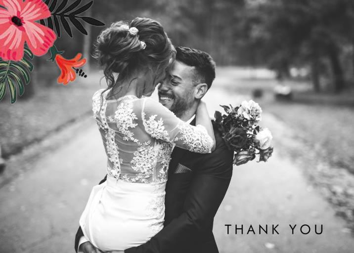 Kona Floral (Photo Stationery) - Thank You Card by Rifle Paper Co.