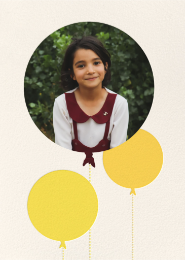 Balloon Birthday (Photo) - Birthday Invitation by kate spade new york