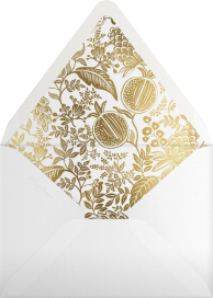 Gold Pomegranate - Rifle Paper Co. Envelope