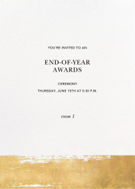 Simple Brushstroke - Awards Ceremony Invitation by Sugar Paper