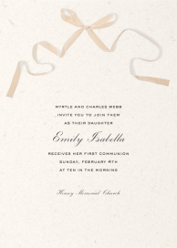 Pink Tie Affair - First Communion Invitation by Paperless Post