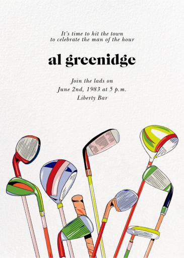 Join the Club - Bachelor Party Invitation by kate spade new york