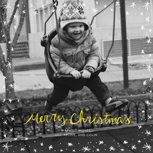 Holiday Wink - Holiday Card by Linda and Harriett