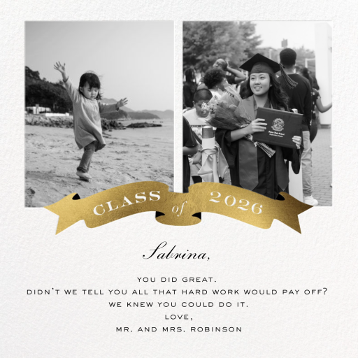 TBT Ribbon - New Year's Card by Cheree Berry Paper & Design