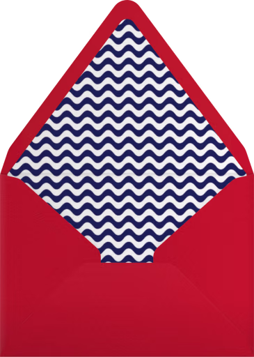 Beach Umbrellas - Paperless Post Envelope
