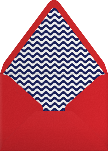 Beach Umbrellas - Paperless Post Envelope