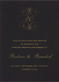 Numbers - Celebration Invitation by Bernard Maisner