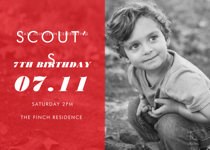 Horizontal Split - Birthday Invitation by Paperless Post