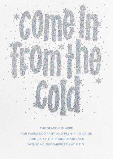 Glitter and Glee (Holiday) - Winter Party Invitation by Paperless Post