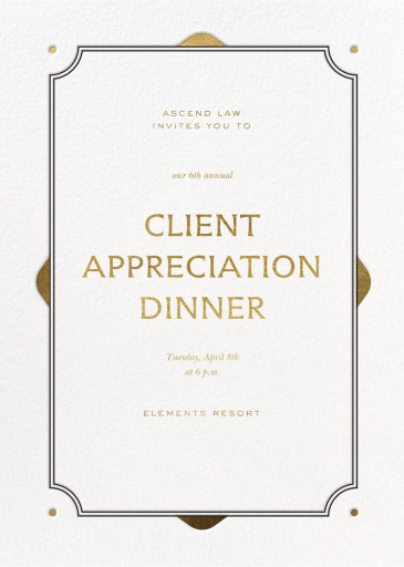 Matted - Appreciation Event Invitation by Paperless Post