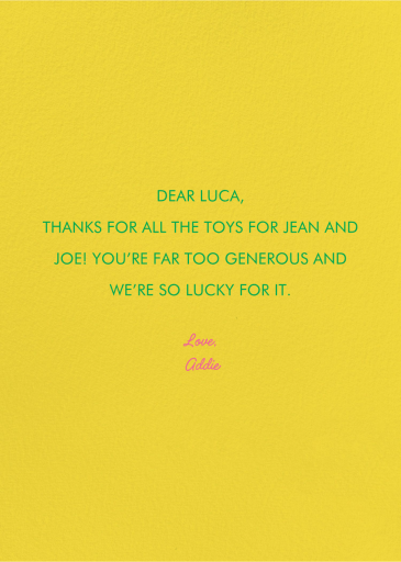 The Cherry Stare - Business Greeting Card by Carolyn Suzuki Studio - Back