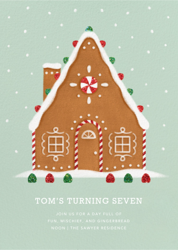 Gingerbread Chalet by Paperless Post