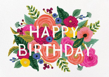 Juliet Rose Birthday - Birthday Card by Rifle Paper Co.