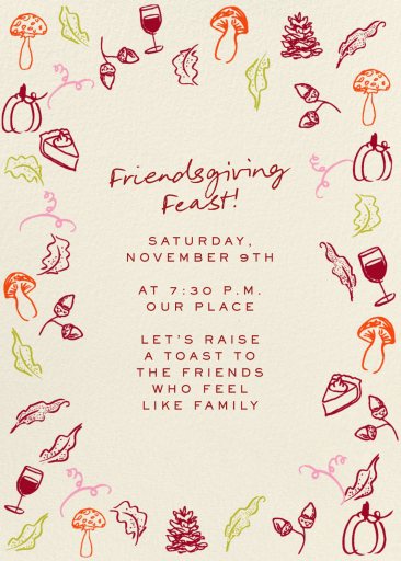 Happy Harvest - Invitation by Pulp Templates Co.