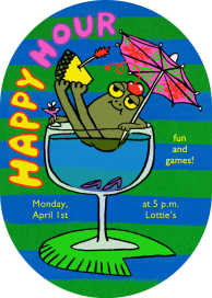 Happy Hour Frog by Gentle Thrills