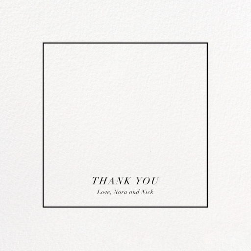 Konfetti Photo - Thank You Card by Kelly Wearstler - Back