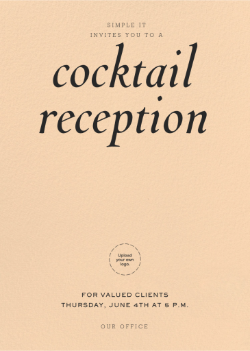 Claro - Cocktail Party Invitation by Paperless Post