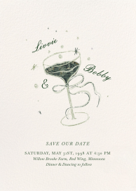 Moonlit Coupe - Save the Date by Ten Story Stationery