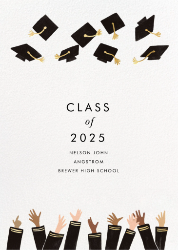 Caps Ahoy - Graduation Announcement by Rifle Paper Co.