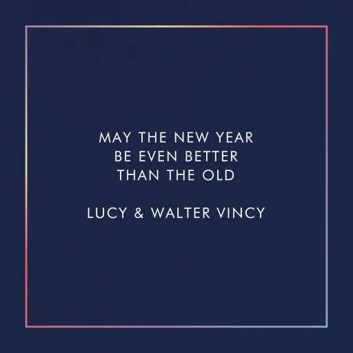 Happy Neon Year - New Year's Card by Paperless Post - Back