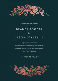 Floral Silhouette (Invitation) - Wedding Invitation by Rifle Paper Co.