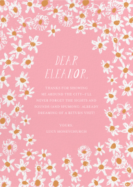 Among the Daisies - Thank You Card by Mr. Boddington's Studio