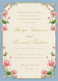 Ornate Floral Border by Sketch Design Studio