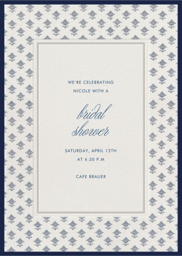 Rubia - Bridal Shower Invitation by Schumacher
