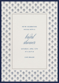 Rubia - Bridal Shower Invitation by Schumacher