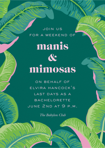 Lahaina - Bachelorette Party Invitation by Cheree Berry Paper & Design