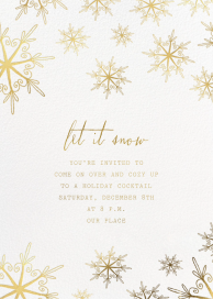 Vintage Snowflakes by Paperless Post