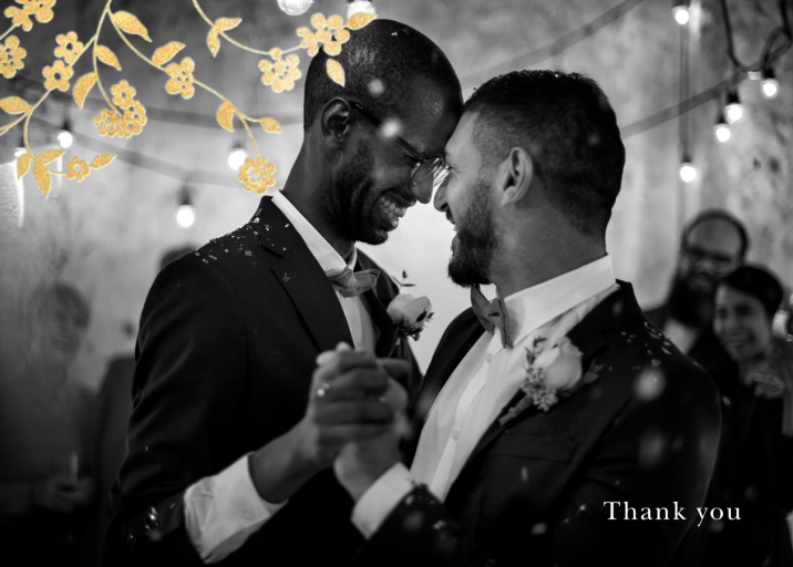 Floral Trellis II (Photo) - Thank You Card by Oscar de la Renta