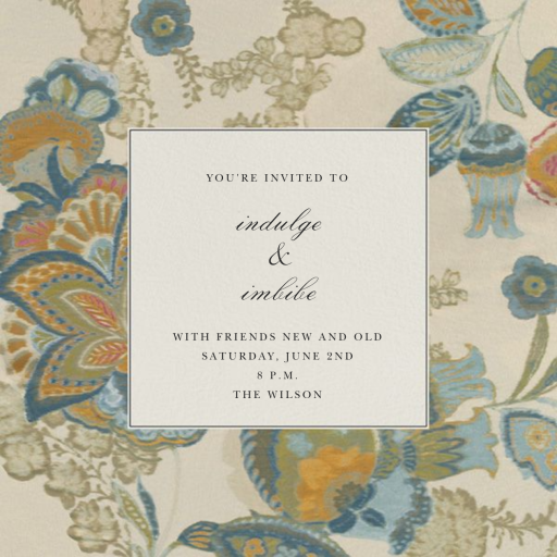 Arcadia - Party Invitation by Oscar de la Renta