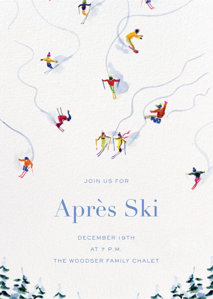 The Slope (Inslee Fariss) - Winter Party Invitation | Send online ...