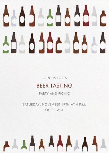 99 Bottles - Get-Together Invitation by Paperless Post