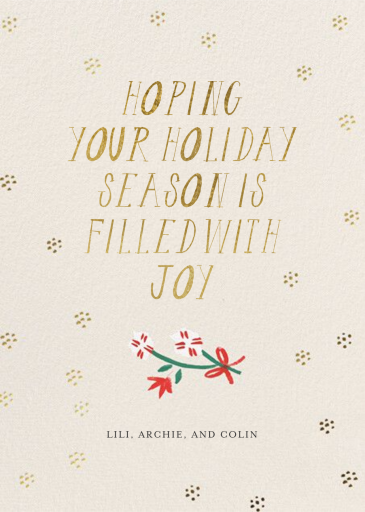 Merry Florals Photo - Greeting Card by Mr. Boddington's Studio - Back