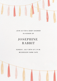 Tasseled II - Baby Shower Invitation by Paperless Post