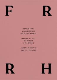 Four Corners - Wedding Invitation by Goods Gang