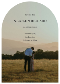 Custom (Arch) - Save the Date by Paperless Post