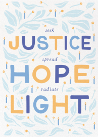 Hanukkah Hope - Hanukkah Card by Party of One