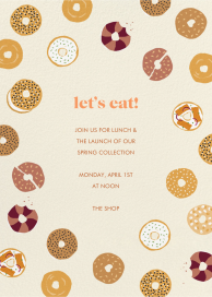 Bagel Spread - Business Invitation by kate spade new york