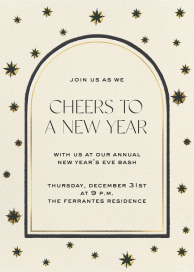 Gilded Night - New Year's Eve Invitation by Jungalow