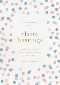 Mixed Dots - Baby Shower Invitation by Sugar Paper