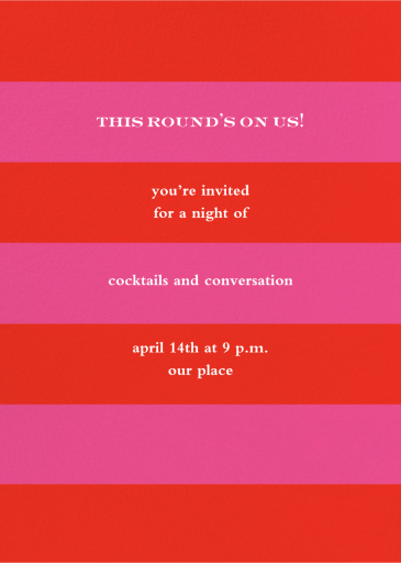 Evergreen Stripes - Summer Party Invitation by kate spade new york