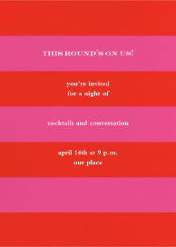 Evergreen Stripes - Party Invitation by kate spade new york