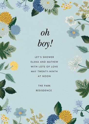 Dahlia - Baby Shower Invitation by Rifle Paper Co.