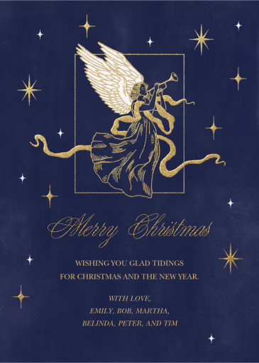 Heard on High - Christmas Card by Paperless Post