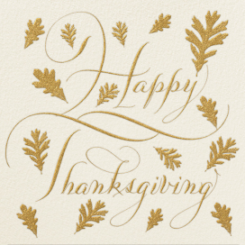 Happy Thanksgiving Script by Bernard Maisner