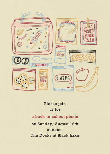 Space Lunch Box - Get-Together Invitation by Paperless Post