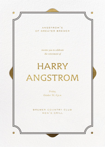 Matted - Retirement and Farewell Party Invitation by Paperless Post